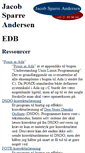 Mobile Screenshot of edb.jacob-sparre.dk